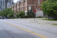 Canadian Suburban Landscape: Townhomes and Homes