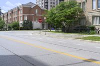 Canadian Suburban Landscape: Townhomes and Homes