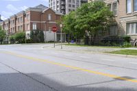 Canadian Suburban Landscape: Townhomes and Homes