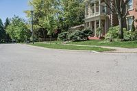 Canadian Suburban Road in Toronto