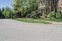 Canadian Suburban Road in Toronto