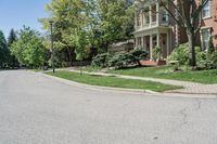 Canadian Suburban Road in Toronto