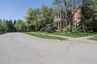 Canadian Suburban Road in Toronto