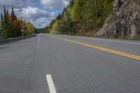 Canadian Thoroughfare: Asphalt Road During the Day