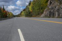 Canadian Thoroughfare: Asphalt Road During the Day