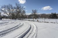 Winter Landscape in Ontario, Canada