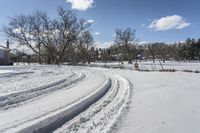 Winter Landscape in Ontario, Canada