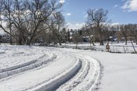 Winter Landscape in Ontario, Canada