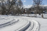 Winter Landscape in Ontario, Canada