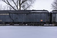 Canadian Winter: Snow Covered Railroad