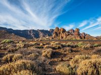 Canary Islands Landscape: Mountain Formation in the Horizon