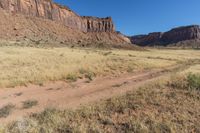 Canyonlands, Utah: Clear Sky Over the Majestic Mountains