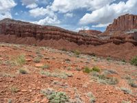 Capitol Reef: An Open Space Filled with Clouds and Daylight