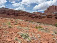 Capitol Reef: An Open Space Filled with Clouds and Daylight