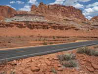 Capitol Reef, Utah: A Landscape of Roads and Clouds