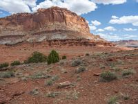 Capitol Reef, Utah: Open Space and Clouds