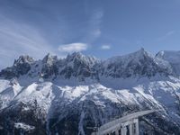 Chamonix Mont Blanc Alps Mountain View 002