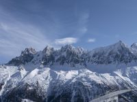 Chamonix Mont Blanc Alps Mountain View 004
