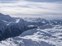 Chamonix Mont Blanc in the Alps: A Winter View