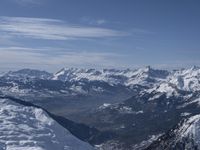 Chamonix Mont Blanc in the Alps: A Winter View