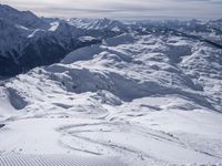 Chamonix Mont Blanc in the Alps: A Winter View