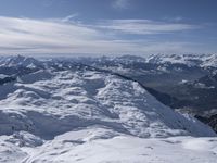 Chamonix Mont Blanc in the Alps: A Winter View