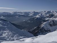 Chamonix Mont Blanc in the Alps: A Winter View