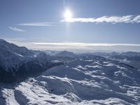 Chamonix, Mont Blanc: A Sunny Day View
