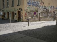 Berlin's Charming Residential Area with Cobblestone Streets