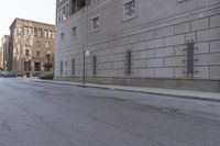 Chicago Architecture: Daytime View of Classic Brick Wall