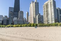 Chicago City Road under a Clear Sky