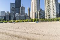 Chicago City Road under a Clear Sky