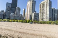 Chicago City Road under a Clear Sky