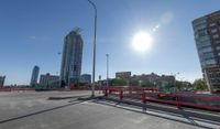 Chicago City Road on a Sunny Day