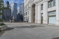 Chicago City Skyline on a Sunny Day