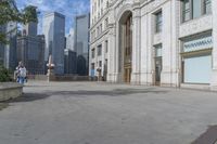 Chicago City Skyline on a Sunny Day