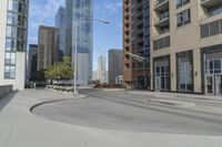 Cityscape of Chicago, Illinois, USA with Modern Architecture Buildings