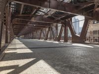 Chicago Cityscape: A Fusion of Architecture and Steel Bridges