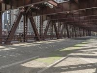 Chicago Cityscape: A Fusion of Architecture and Steel Bridges