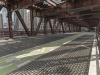 Chicago Cityscape: A Fusion of Architecture and Steel Bridges