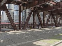 Chicago Cityscape: A Daytime Skyline with Bridge