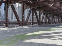 Chicago Cityscape: A Daytime Skyline with Bridge