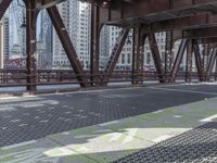 Chicago Cityscape: A Daytime Skyline with Bridge