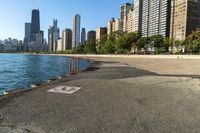 Chicago Cityscape: Downtown with a Clear Sky
