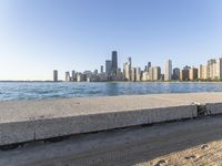 Chicago Cityscape with Lake Michigan Skyline 001