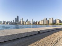 Chicago Cityscape Over Lake Michigan Skyline