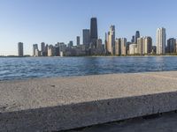 Chicago Cityscape with Lake Michigan Skyline 005