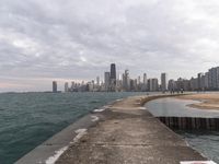 Chicago Cityscape: A View of the River and Ocean