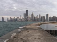 Chicago Cityscape: A View of the River and Ocean