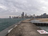 Chicago Cityscape: A View of the River and Ocean